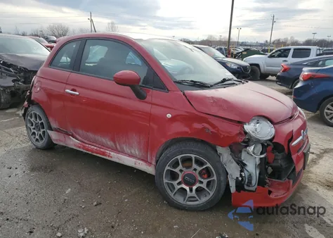 2012 Fiat 500 Sport from USA, damaged, VIN 3C3CFFBR3CT295830